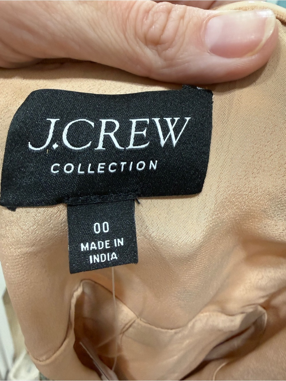 J. Crew Collection embellished halter dress tulip block print - Picture 2 of 6